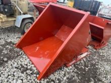 NEW 2 CUBIC YARD SELF DUMPING HOPPER SCRAP RECYCLING EQUIPMENT 4,000lb capacity.