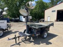 MAGNUM MLT4000S LIGHT PLANT SN:1309204 hyrbid power, trailer mounted.