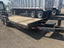 2014 MORITZ 7 TON TAGALONG TRAILER VN:4WXBE2426E1025658 equipped with 14,000lb lift capacity, tilt
