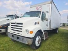 1998 STERLING 7500 VAN TRUCK VN:982429 powered by diesel engine, equipped with 5 speed transmission,