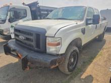 2009 FORD F350 PICKUP TRUCK VN:A78043 4x4, powered by gas engine, equipped with automatic