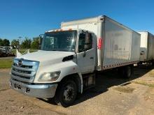 2016 HINO 268 VAN TRUCK VN:5PVNJ8JRXG4S51030 powered by Hino diesel engine, 230hp, equipped with