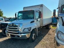 2016 HINO 268 VAN TRUCK VN:5PVNJ8JR0G4S51036 powered by Hino diesel engine, 230hp, equipped with