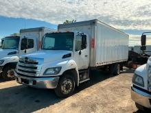 2016 HINO 268 VAN TRUCK VN:5PVNJ8JR1G4S51059 powered by Hino diesel engine, 230hp, equipped with