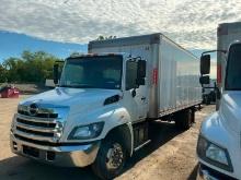 2016 HINO 268 VAN TRUCK VN:5PVNJ8JR4G4S51024 powered by Hino diesel engine, 230hp, equipped with