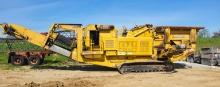 SCREEN MACHINE 4043T IMPACT CRUSHER SN:D4043T-0-AB2530 powered by Cat C9.3B diesel engine, 375hp,