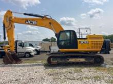 2019 JCB JS370LC HYDRAULIC EXCAVATOR SN:2762811 powered by diesel engine, equipped with Cab, air,