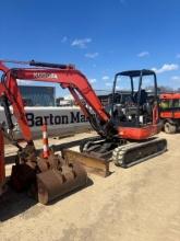 KUBOTA KX040-4R1A HYDRAULIC EXCAVATOR SN:20644 powered by Kubota diesel engine, equipped with OROPS,