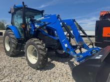 2024 NEW HOLLAND WORKMASTER 105 TRACTOR LOADER SN:1631954 4x4, powered by diesel engine, equipped