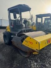 2019 WACKER NEUSON RC70 VIBRATORY ROLLER SN:WNCR0801VHAA00478 powered by diesel engine, equipped