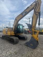 2021 CAT 313FLGC HYDRAULIC EXCAVATOR powered by Cat diesel engine, equipped with Cab, air, heat,