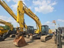 2021 KOBELCO SK350LC HYDRAULIC EXCAVATOR SN:05235 powered by diesel engine, equipped with Cab, air,