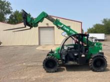 2018 GENIE GTH5519 TELESCOPIC FORKLIFT SN:8698 4x4, powered by diesel engine, equipped with OROPS,