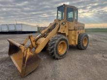 FORD A62 RUBBER TIRED LOADER SN:357 powered by diesel engine, equipped with EROPS, GP bucket.