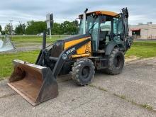 JOHN DEERE 310 SUPER K TRACTOR LOADER BACKHOE SN:24923 4x4, powered by John Deere diesel engine,