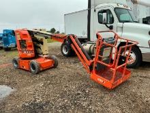 JLG E300AJ ELECTRIC BOOM LIFT SN:187488 electric powered, equipped with 30ft. Platform height,