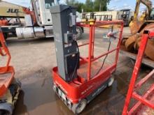 2017 SKYJACK SJ12 SCISSOR LIFT SN:14011592 electric powered, equipped with 12ft. Platform height,