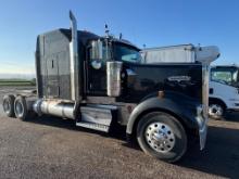 2007 KENWORTH W900 TRUCK TRACTOR VN:168038 powered by Cat C15 diesel engine, equipped with 18 speed