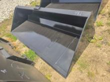 NEW 90IN. BUCKET W/BLADE SKID STEER ATTACHMENT