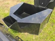 NEW 3/4 CUBIC YARD CONCRETE PLACEMENT BUCKET SKID STEER ATTACHMENT