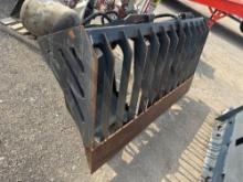 ROCK GRAPPLE BUCKET SKID STEER ATTACHMENT