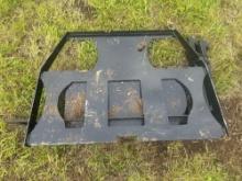 NEW 36IN. UNIVERSAL FORK FRAME W/36IN. FORKS MINI TRACK LOADER ATTACHMENT