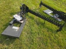 NEW WOLVERINE SBM-12-72W SICKLE BAR MOWER SKID STEER ATTACHMENT