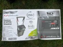 NEW 250 AMP PROFESSIONAL ROLL AROUND SCHUMACHER WHEEL CHARGER 6/12 VOLT # NEW SUPPORT EQUIPMENT