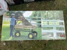 NEW WAGON- CHILDRENS ALL TERRAIN FARM WAGON - RED NEW SUPPORT EQUIPMENT