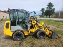 WACKER WL 25 RUBBER TIRED LOADER powered by diesel engine, equipped with EROPS, air, heat, auxiliary