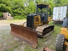 JOHN DEERE 450JLGP CRAWLER TRACTOR SN:176757 powered by John Deere diesel engine, equipped with