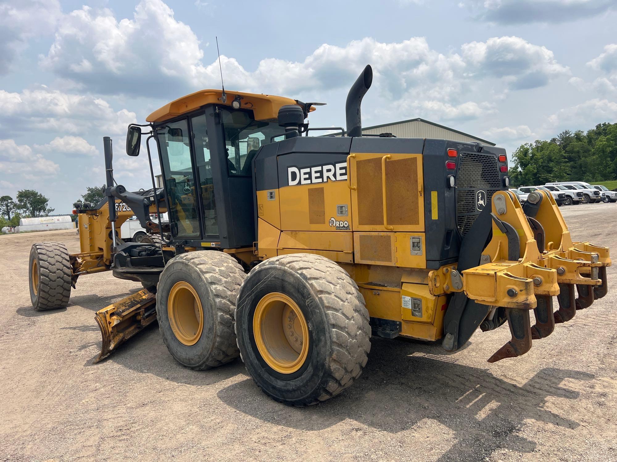 2019 JOHN DEERE 872GP MOTOR GRADER SN:690597 powered by John Deere diesel engine, equipped with