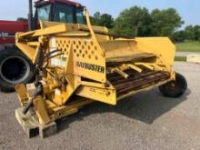 HAYBUSTER BIG BALEBUSTER BALE CHOPPER equipped with PTO driven, 3pt hitch.