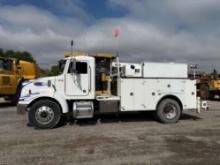 2003 PETERBILT 330 SERVICE TRUCK VN:2NPNHD7X83M808122 powered by Cat 3126 engine, equipped with 9