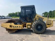 2014 SAKAI SV540T VIBRATORY ROLLER SN:3SV53-10130 powered by diesel engine, equipped with EROPS,