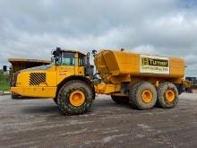 VOLVO A40E WATER TANKER SN:A40EV11224 6x6, powered by diesel engine, equipped with Cab, air, Curry