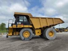 2018 CAT 775G STRAIGHT FRAME HAUL TRUCK SN:MJS00631 powered by Cat C27 diesel engine, equipped with