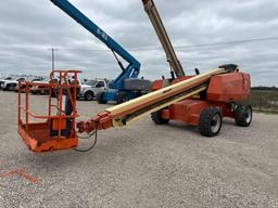 JLG 600S BOOM LIFT SN:300150471 4x4, powered by diesel engine, equipped with 60ft. Platform height,
