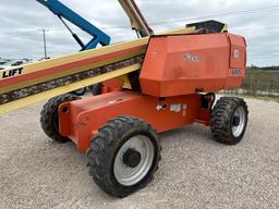 JLG 600S BOOM LIFT SN:300150471 4x4, powered by diesel engine, equipped with 60ft. Platform height,