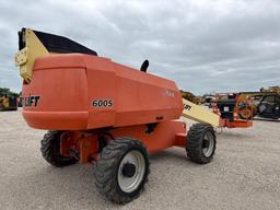 JLG 600S BOOM LIFT SN:300150471 4x4, powered by diesel engine, equipped with 60ft. Platform height,