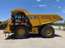 2018 CAT 772G STRAIGHT FRAME HAUL TRUCK SN:KEX00404 powered by Cat C18 diesel engine, equipped with