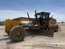 2019 JOHN DEERE 872GP MOTOR GRADER SN:697598 powered by John Deere diesel engine, equipped with