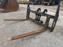 CAT FULL FRAME FUSION FORKS RUBBER TIRED LOADER ATTACHMENT