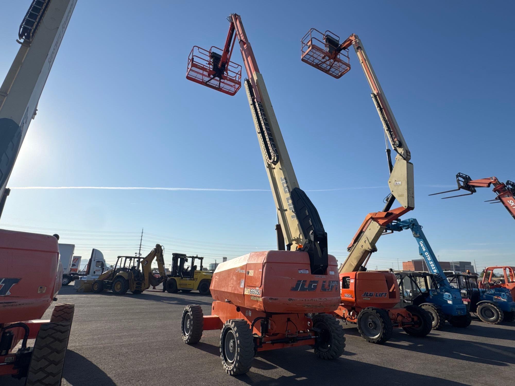 2017 JLG 660SJ BOOM LIFT SN:300231044 4x4, powered by diesel engine, equipped with 66ft. Platform