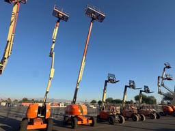JLG 400S BOOM LIFT SN:300109958 4x4, powered by diesel engine, equipped with 40ft. Platform height,