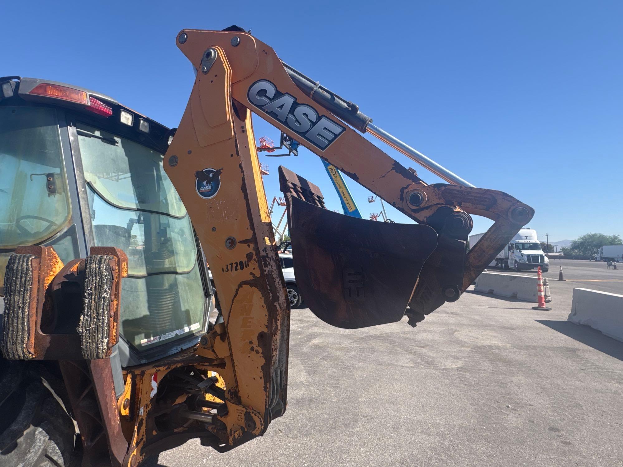 CASE 580N TRACTOR LOADER BACKHOE SN:JJGN580NJDC580819 4x4, powered by diesel engine, equipped with