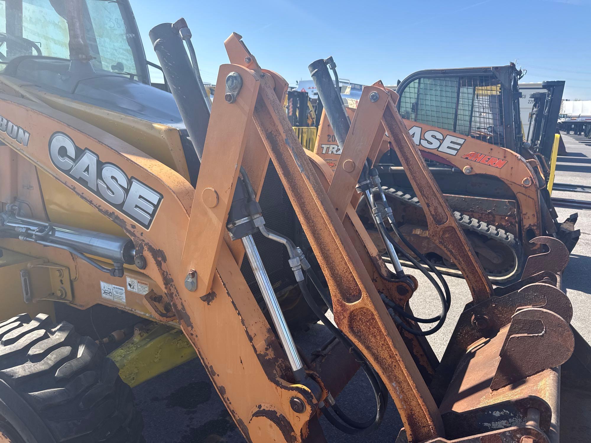 CASE 580N TRACTOR LOADER BACKHOE SN:JJGN580NJDC580819 4x4, powered by diesel engine, equipped with