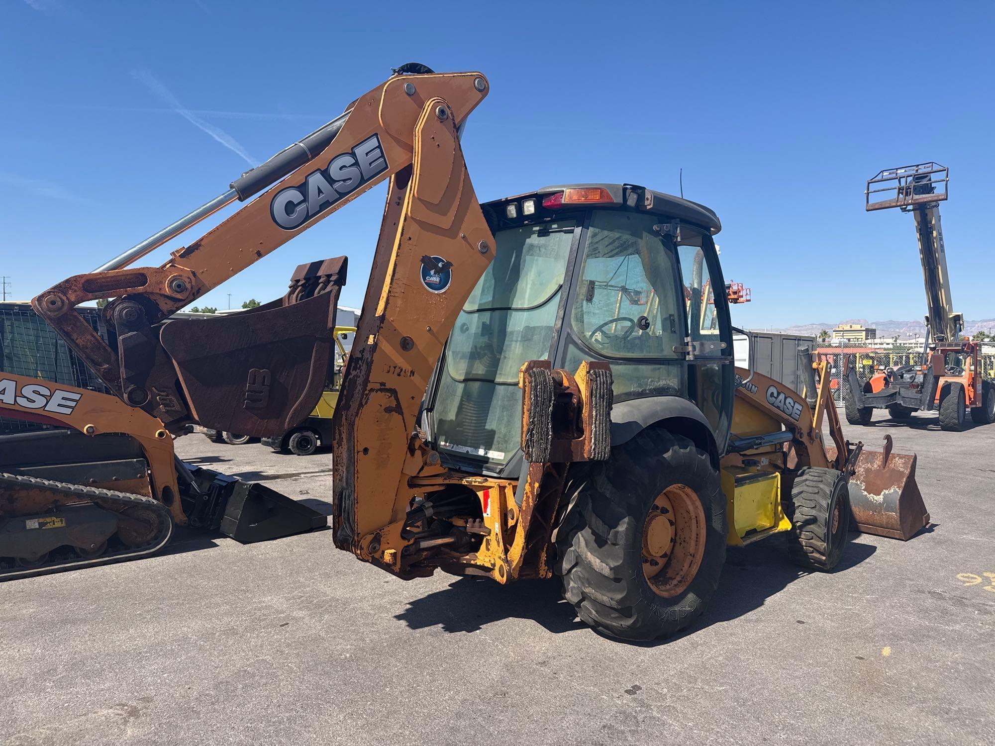 CASE 580N TRACTOR LOADER BACKHOE SN:JJGN580NJDC580819 4x4, powered by diesel engine, equipped with
