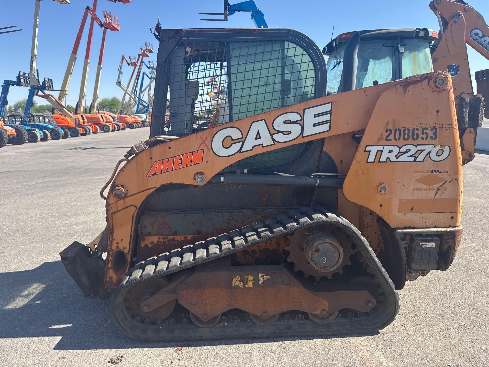 2018 CASE TR270 RUBBER TRACKED SKID STEER SN:JAFTR270LJM443821 powered by diesel engine, equipped