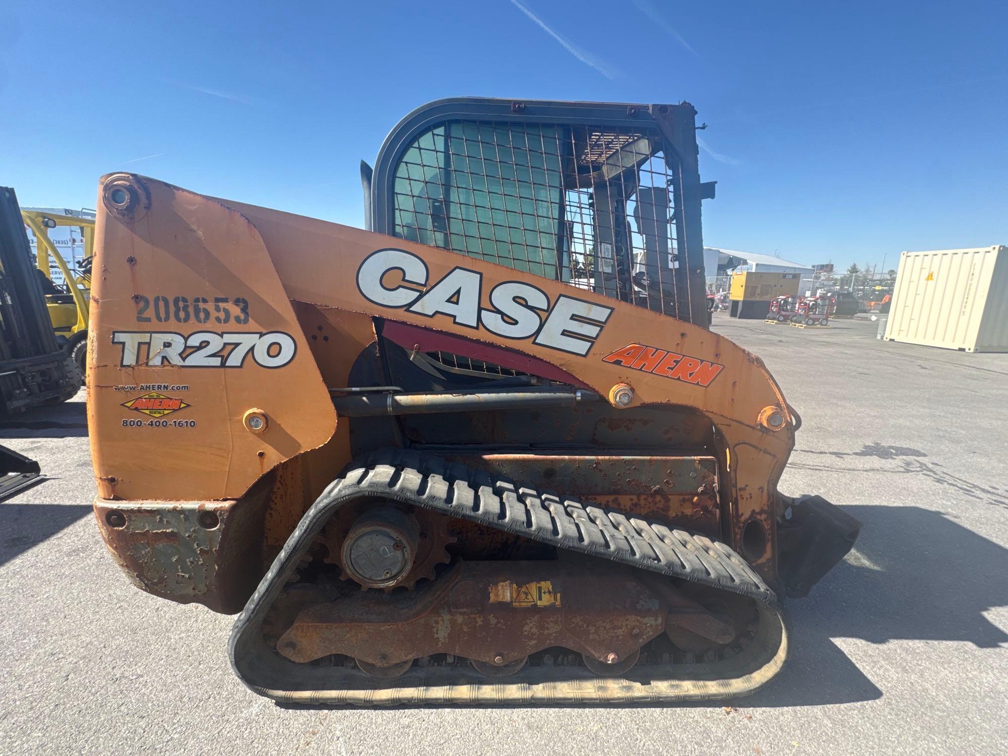 2018 CASE TR270 RUBBER TRACKED SKID STEER SN:JAFTR270LJM443821 powered by diesel engine, equipped